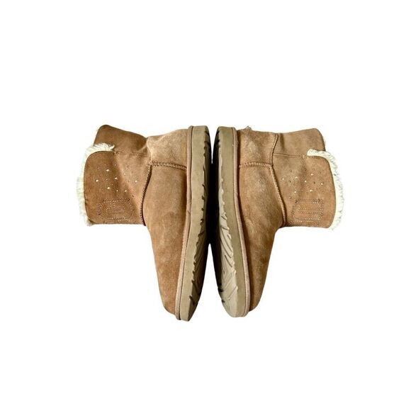 UGG Classic Gem Mini Bootie Boots Tan size 10 Suede - Picture 4 of 8
